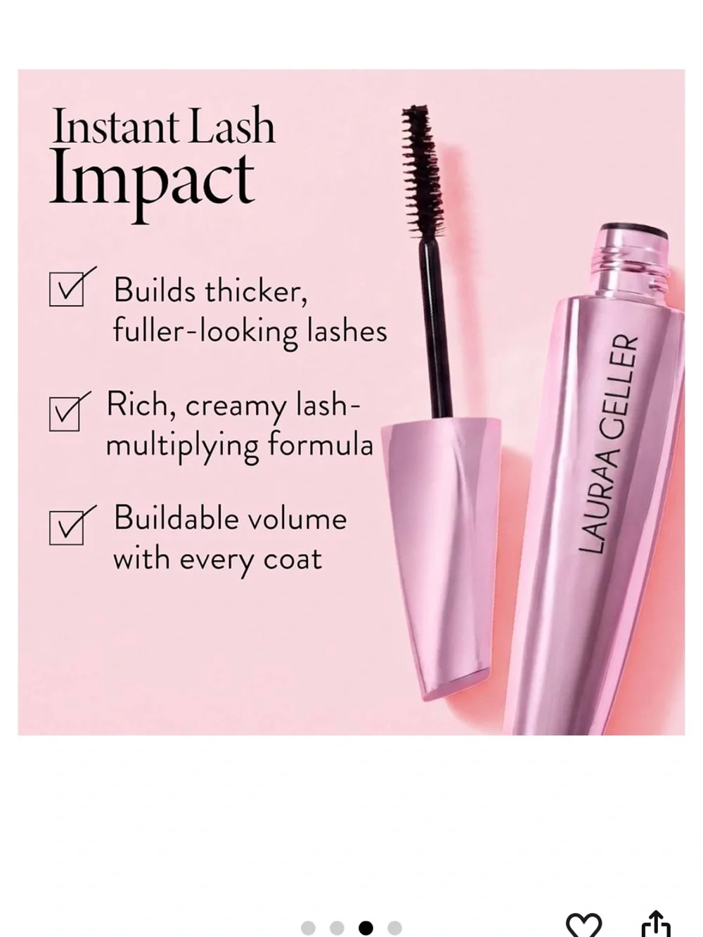 Laura Geller Lash Echo Volumizing Mascara —